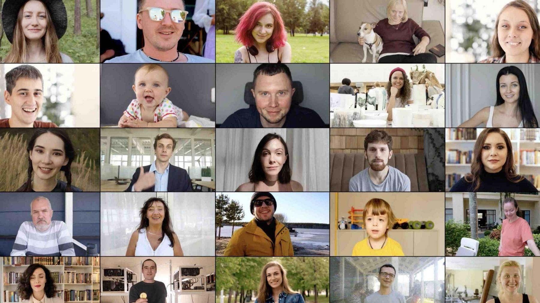 screenshot of people on Zoom