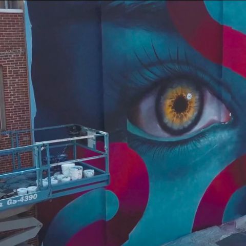 2019 Harrisburg Mural Fest Artist Nick Napoletano